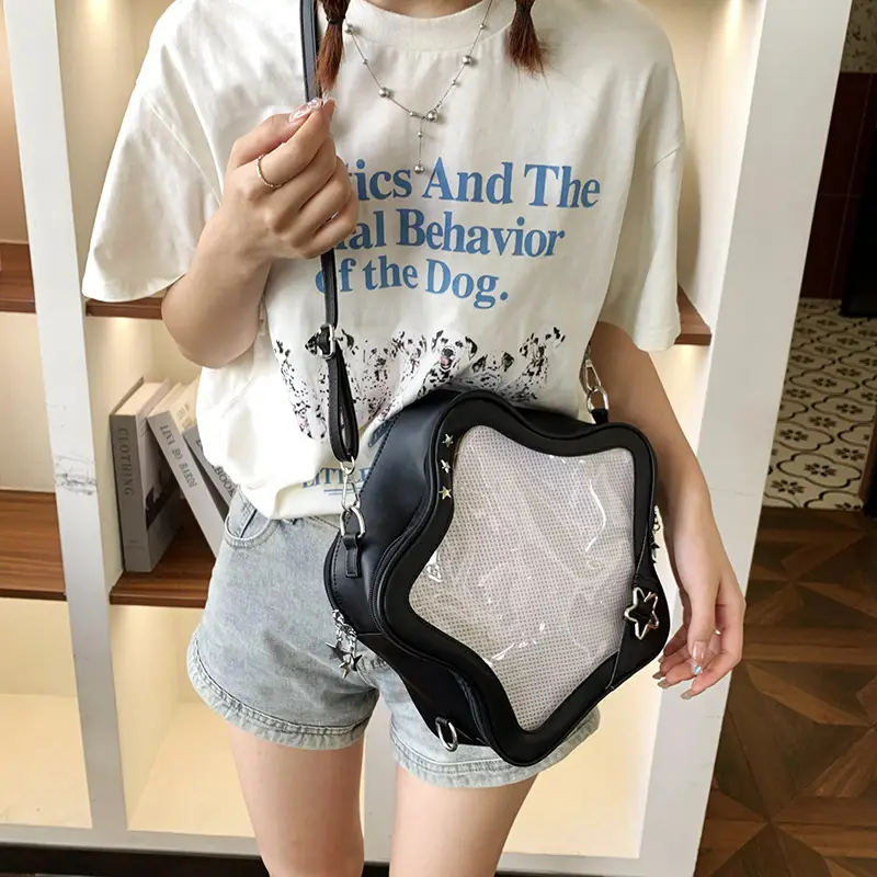 Trendy Celebrity Pain Bag with Star Design - Image 7