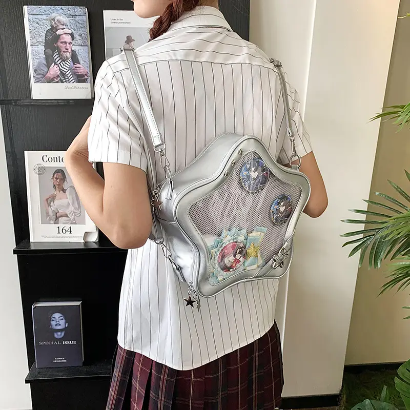 Trendy Celebrity Pain Bag with Star Design - Image 8
