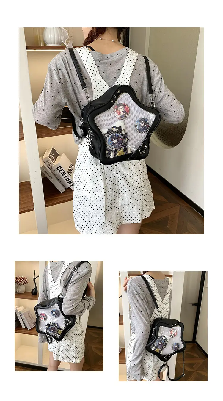 Trendy Celebrity Pain Bag with Star Design — feature 13