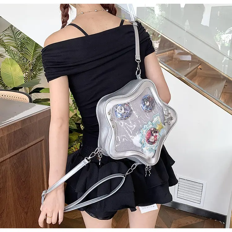 Trendy Celebrity Pain Bag with Star Design — feature 15