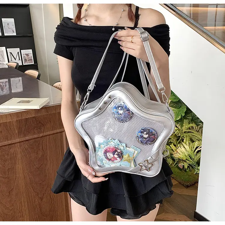 Trendy Celebrity Pain Bag with Star Design — feature 16