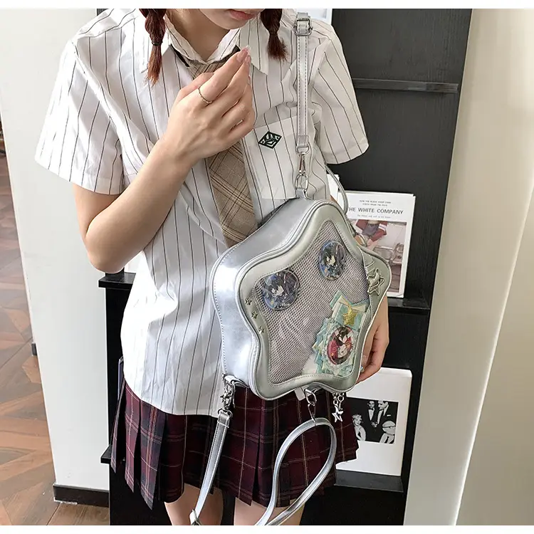Trendy Celebrity Pain Bag with Star Design — feature 17