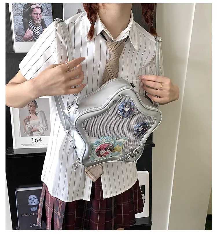 Trendy Celebrity Pain Bag with Star Design — feature 2
