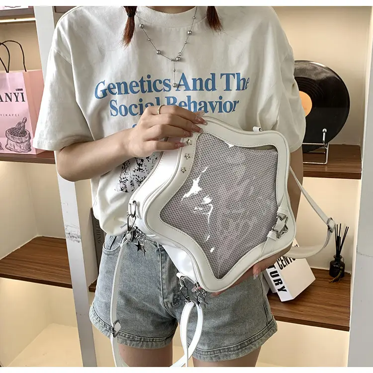 Trendy Celebrity Pain Bag with Star Design — feature 21