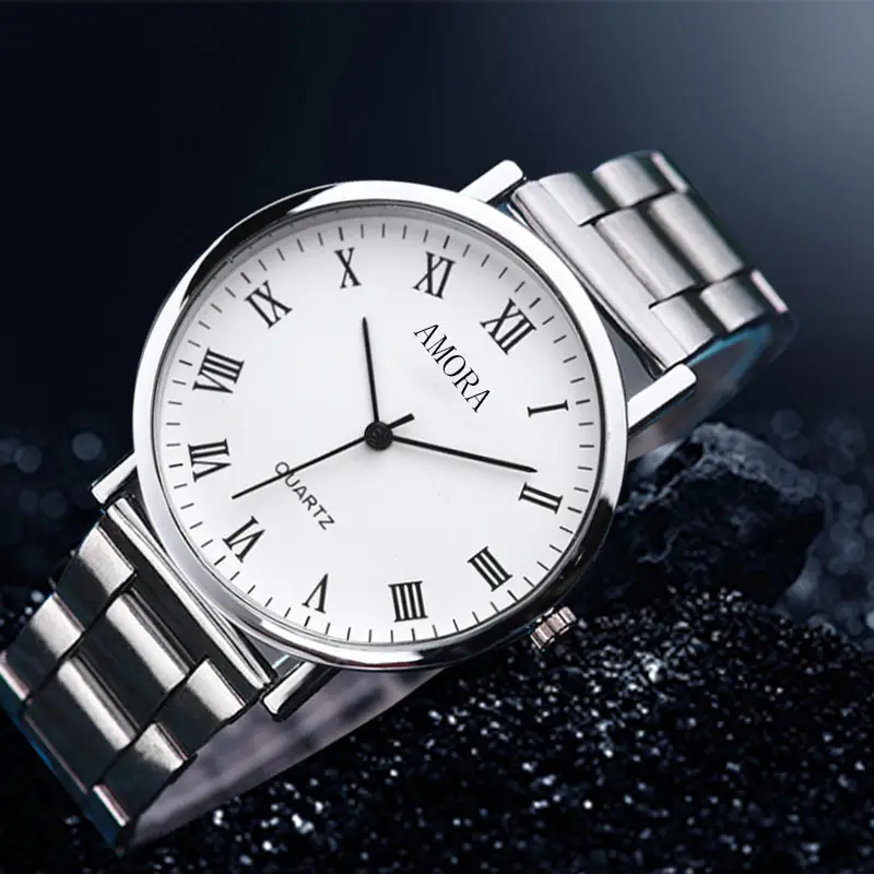 Women's Red Strap Quartz Watch with Star Face Dial