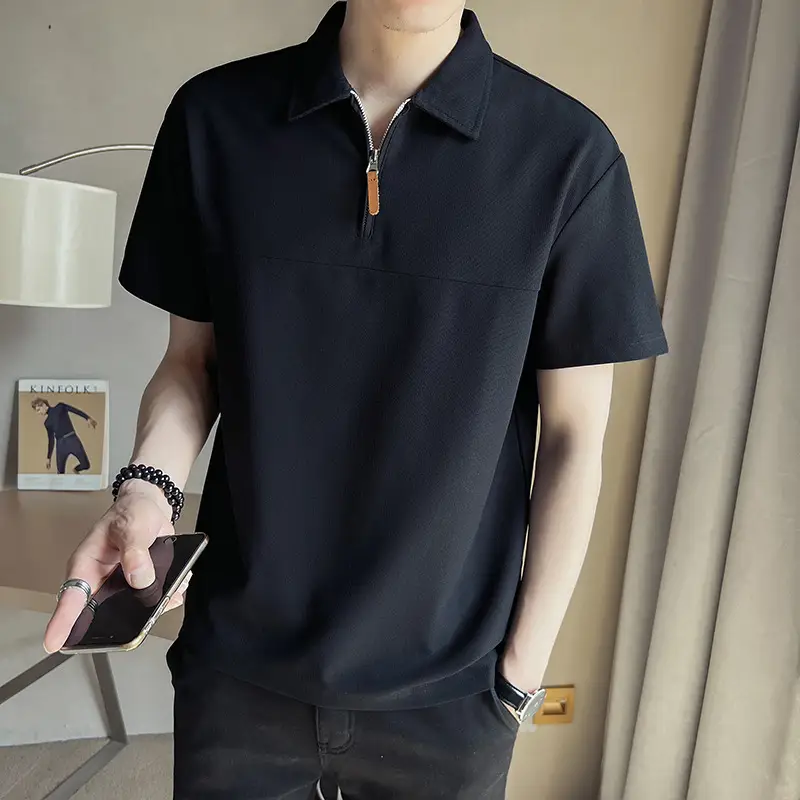 Men's White ShorT Sleeve Polo Summer 2024 - Image 6