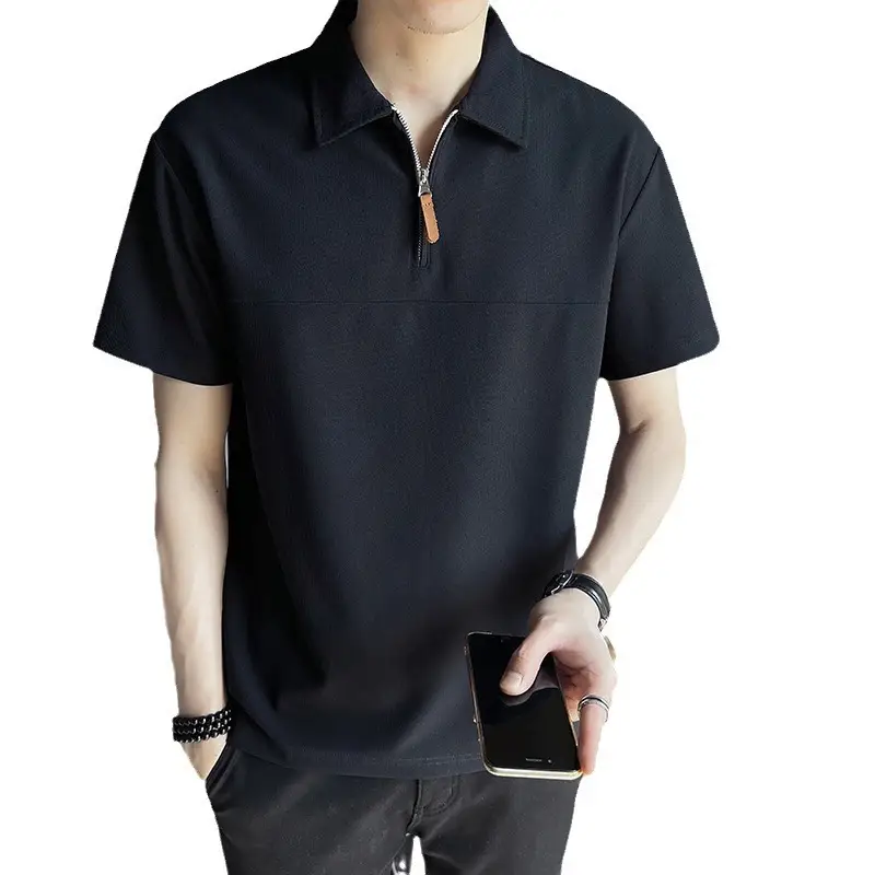 Men's White ShorT Sleeve Polo Summer 2024 - Image 7