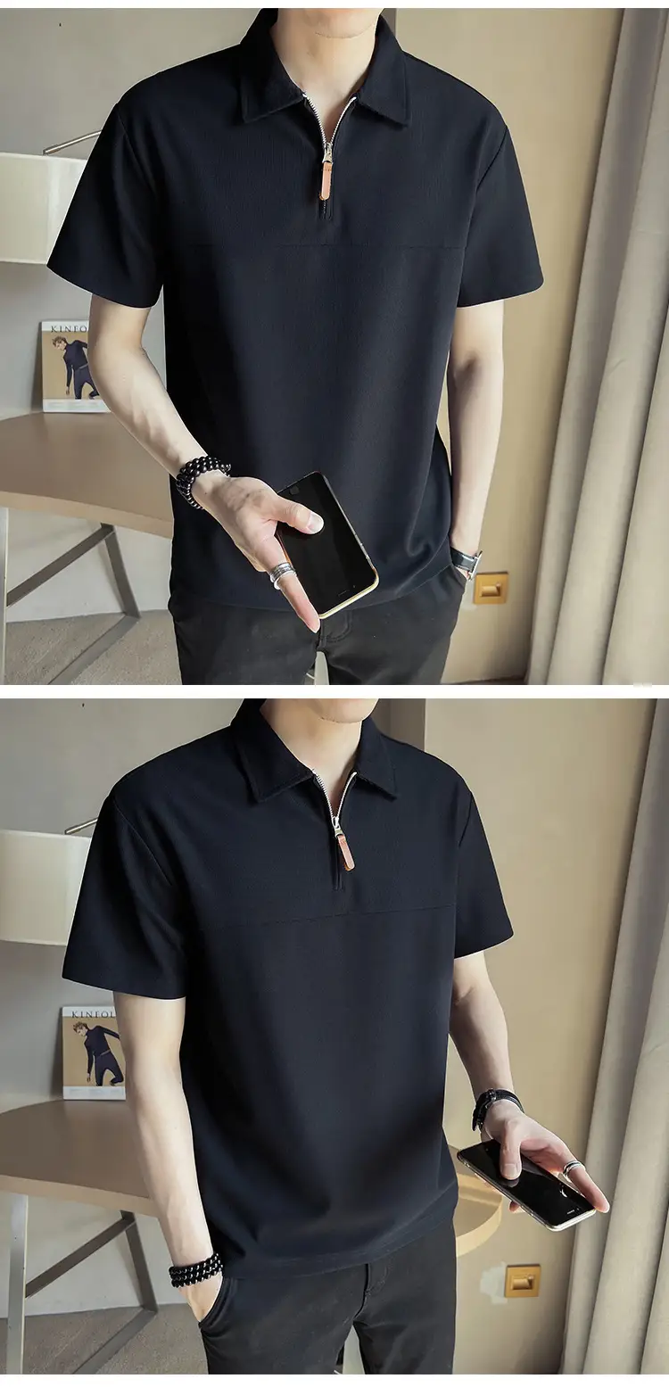Men's White ShorT Sleeve Polo Summer 2024 — feature 10