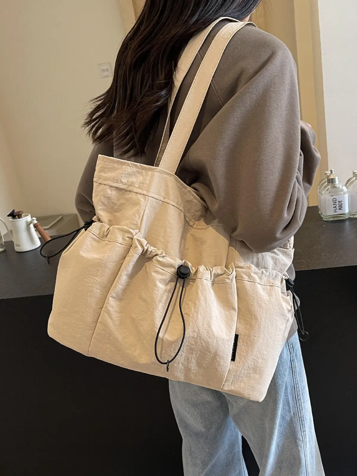 Women's Casual Brown Shoulder Bag 2024 New Style - Image 9