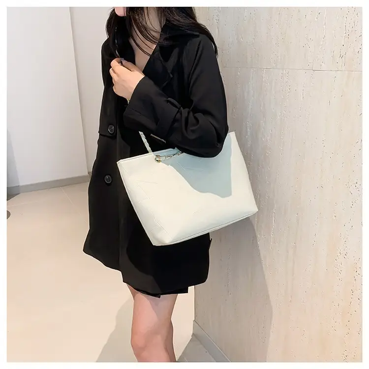 Brown Leather Shoulder Bag for Women 2024 Summer - Image 7