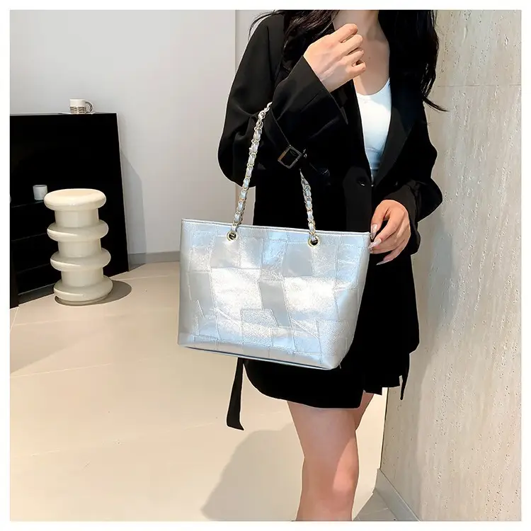 Brown Leather Shoulder Bag for Women 2024 Summer - Image 8
