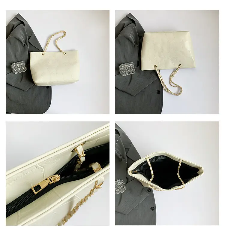 Brown Leather Shoulder Bag for Women 2024 Summer — feature 10