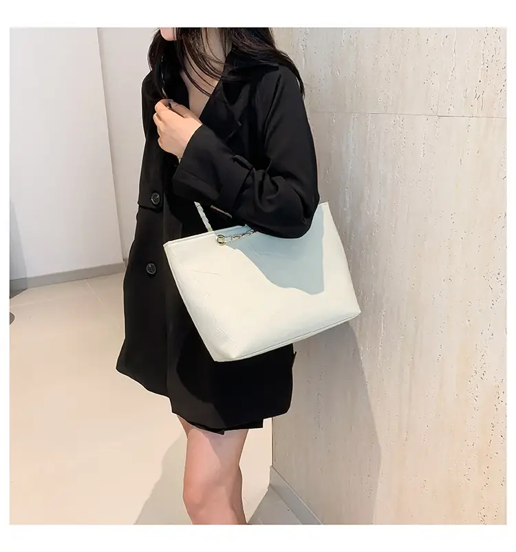 Brown Leather Shoulder Bag for Women 2024 Summer — feature 13