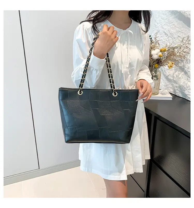 Brown Leather Shoulder Bag for Women 2024 Summer — feature 20