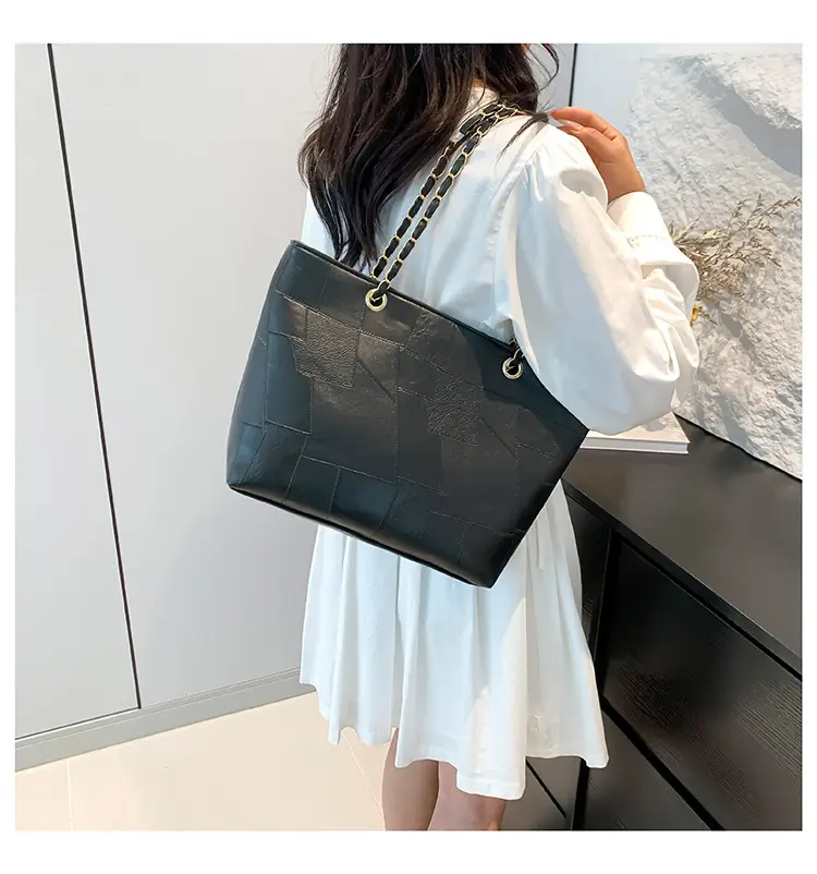 Brown Leather Shoulder Bag for Women 2024 Summer — feature 21