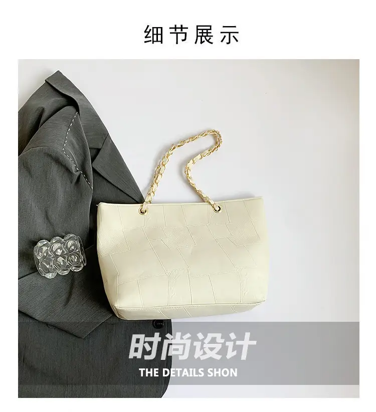 Brown Leather Shoulder Bag for Women 2024 Summer — feature 4