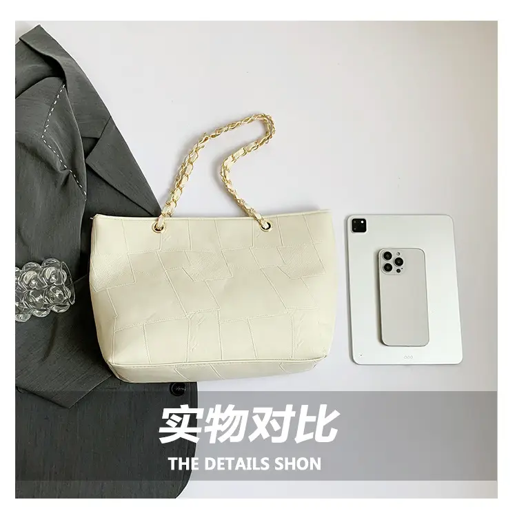Brown Leather Shoulder Bag for Women 2024 Summer — feature 7