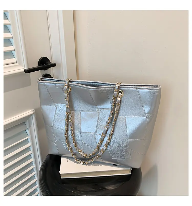 Brown Leather Shoulder Bag for Women 2024 Summer - Image 3