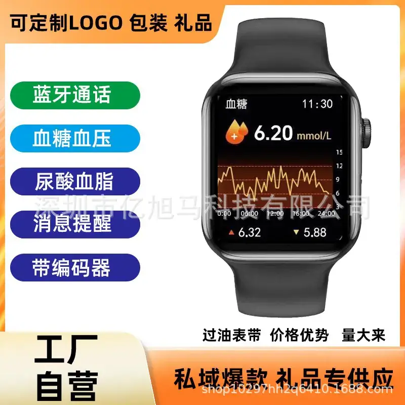 Non-Invasive Blood Sugar, BP, Heart Rate & Oxygen Watch for Elderly - Image 4