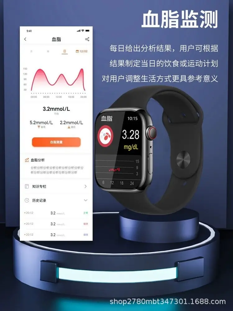 Non-Invasive Blood Sugar, BP, Heart Rate & Oxygen Watch for Elderly — feature 17