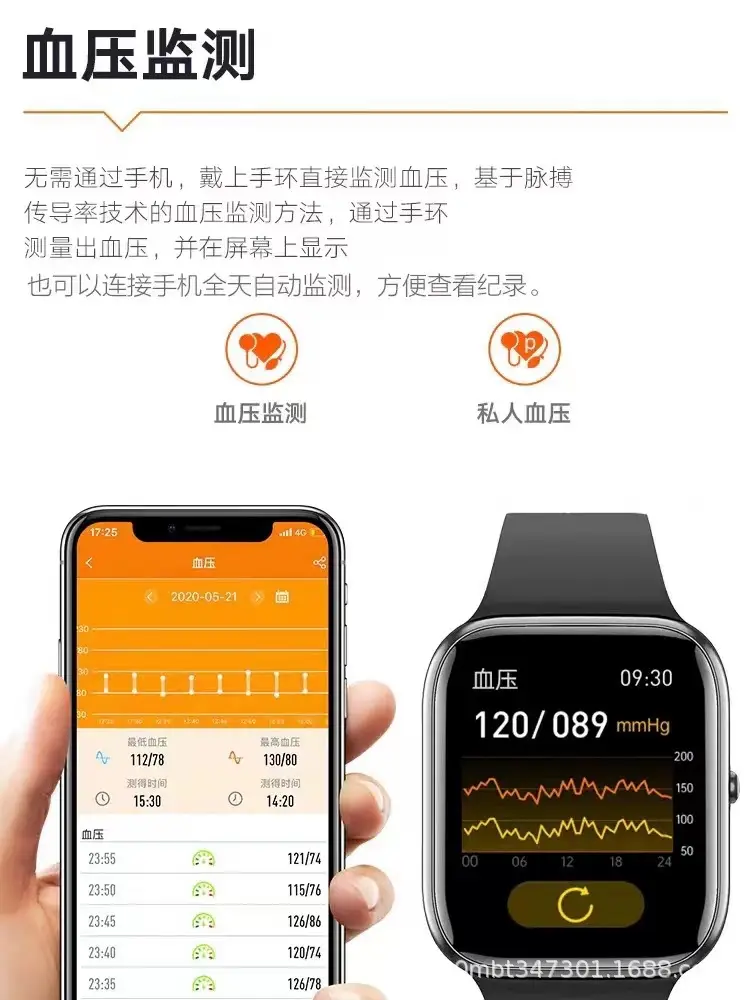 Non-Invasive Blood Sugar, BP, Heart Rate & Oxygen Watch for Elderly — feature 23