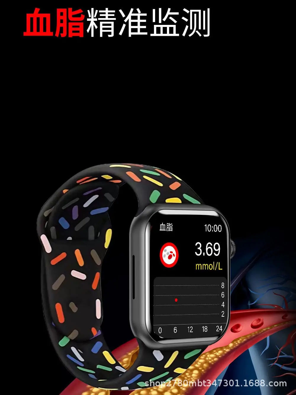 Non-Invasive Blood Sugar, BP, Heart Rate & Oxygen Watch for Elderly — feature 24