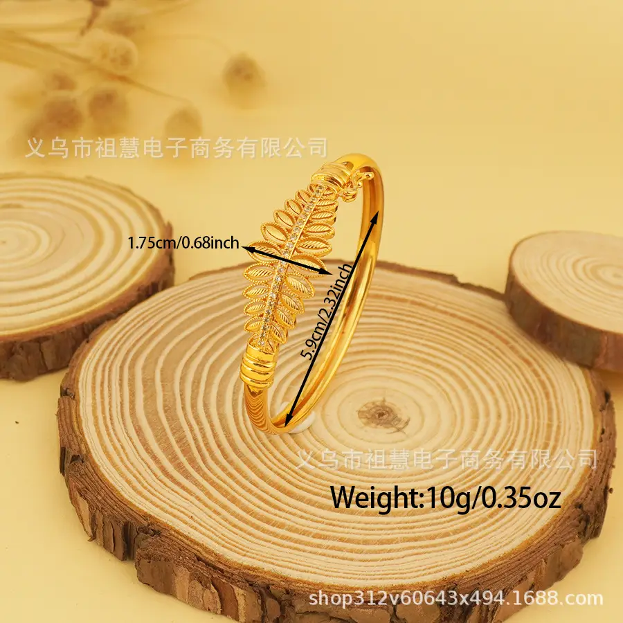 Gold Geometric CZ Bracelet for Women