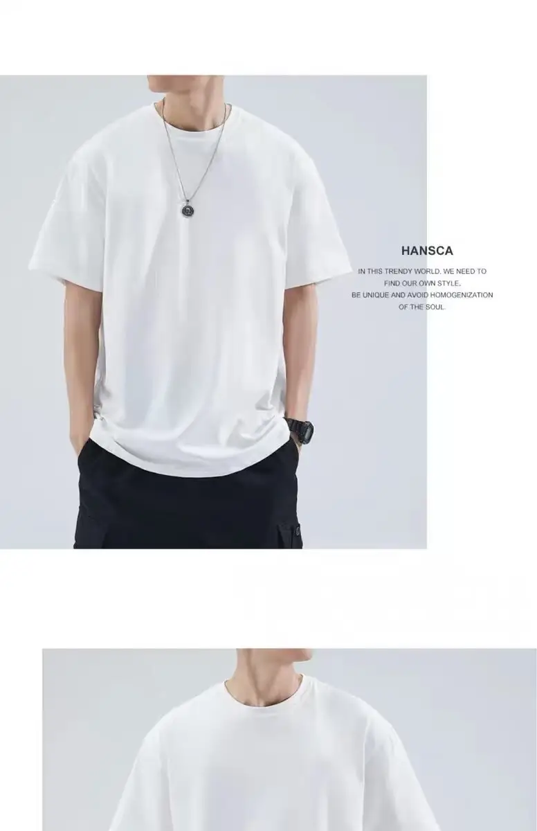 Men Black Cotton T-Shirt Loose Fit Summer Wear — feature 8