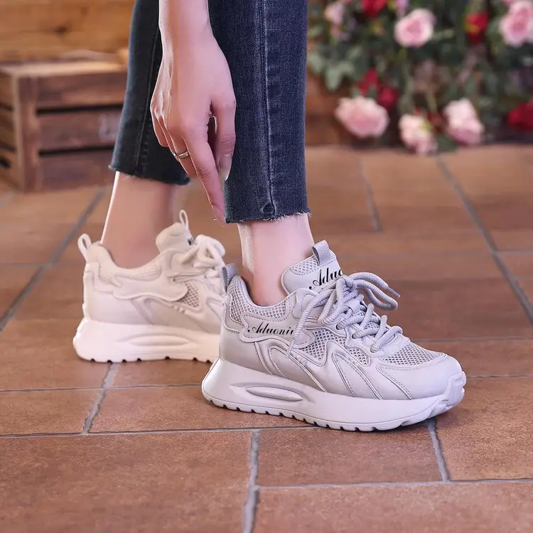 2024 Summer New Torre Shoes Women's Ins Explosions Breathable All-match sneaker Women's Thick Sole High Casual Shoes — feature 10