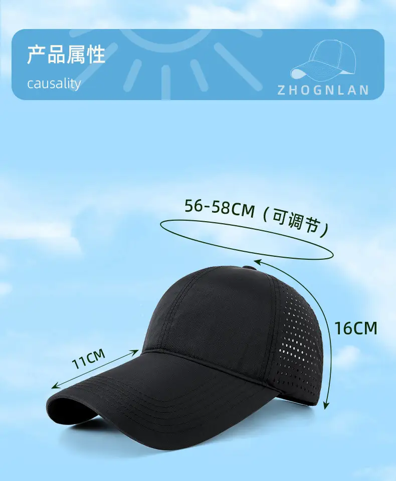 Women Sunshade Cap Water Repellent Quick Dry — feature 19