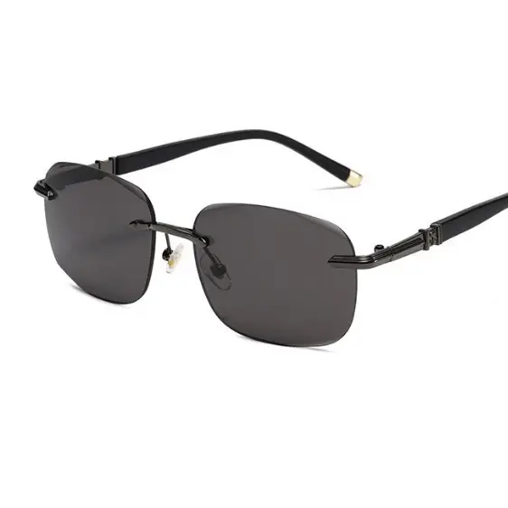 Anti-UV Frameless Sunglasses for Men Driving