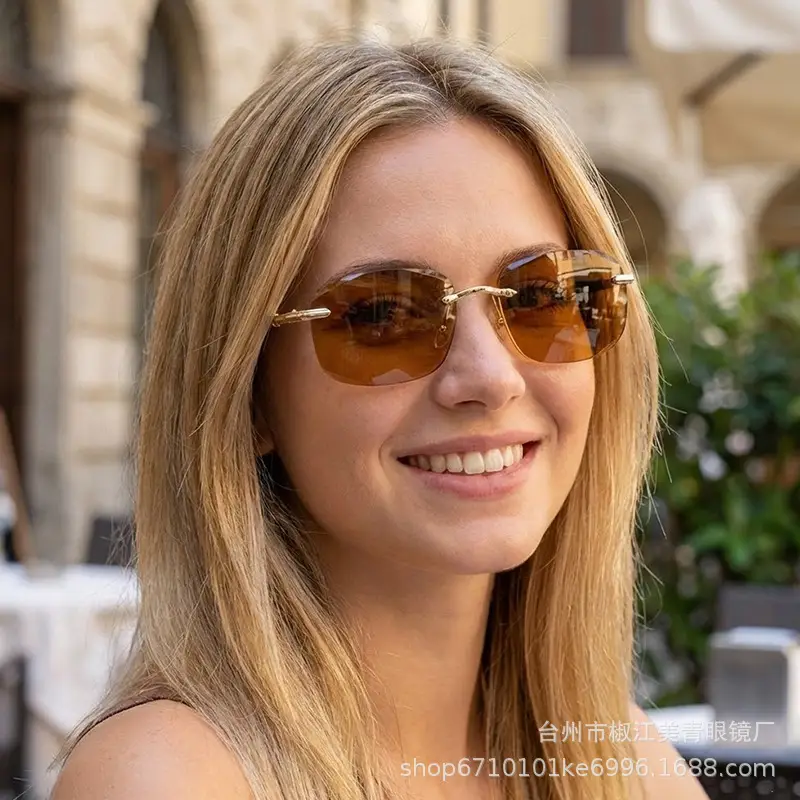 Anti-UV Frameless Sunglasses for Men Driving β feature 1