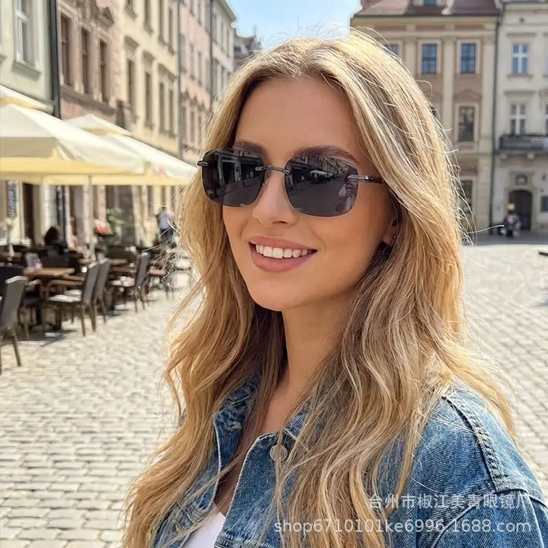 Anti-UV Frameless Sunglasses for Men Driving β feature 2
