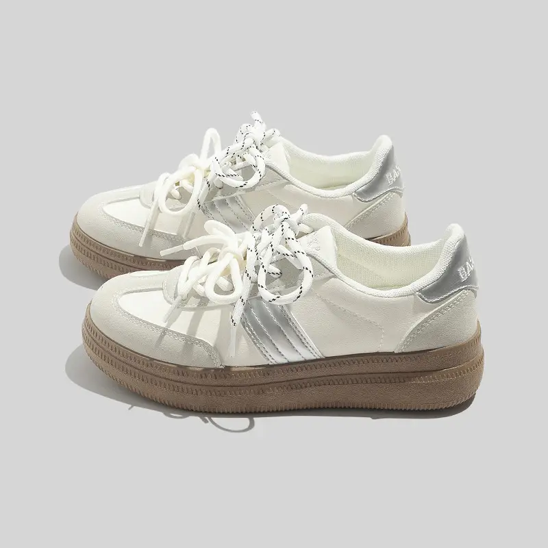 Dexun Women's Shoes 2026 Spring New Versatile Niche Student Casual Low-Top Women's Shoes Fashionable Thick-Soled Sneakers - Image 4
