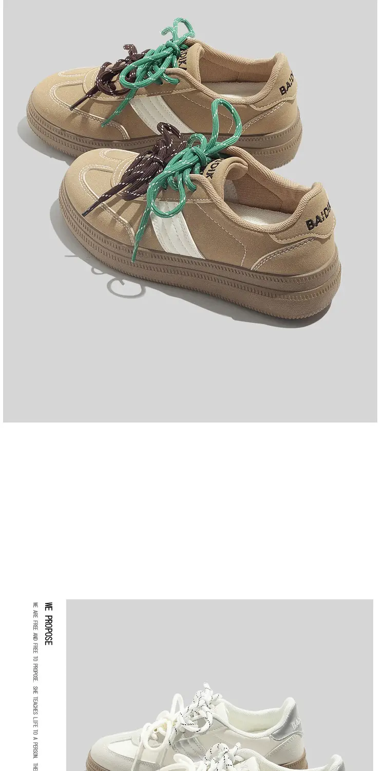 Dexun Women's Shoes 2026 Spring New Versatile Niche Student Casual Low-Top Women's Shoes Fashionable Thick-Soled Sneakers — feature 11