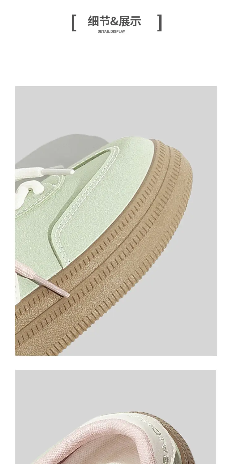Dexun Women's Shoes 2026 Spring New Versatile Niche Student Casual Low-Top Women's Shoes Fashionable Thick-Soled Sneakers — feature 13