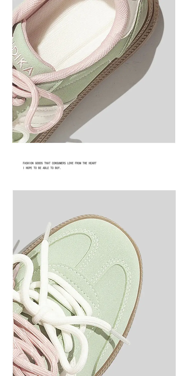 Dexun Women's Shoes 2026 Spring New Versatile Niche Student Casual Low-Top Women's Shoes Fashionable Thick-Soled Sneakers — feature 14