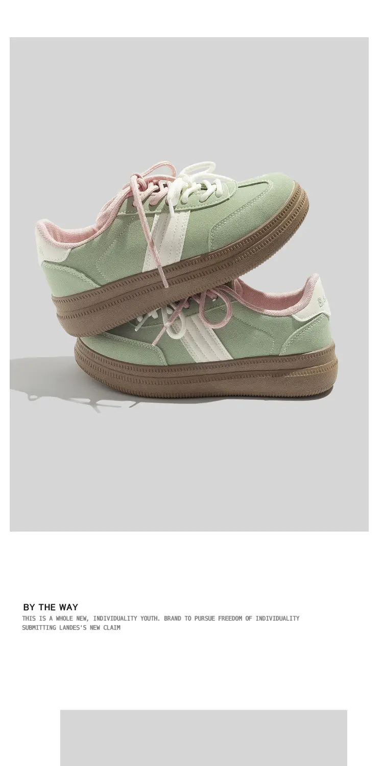 Dexun Women's Shoes 2026 Spring New Versatile Niche Student Casual Low-Top Women's Shoes Fashionable Thick-Soled Sneakers — feature 6