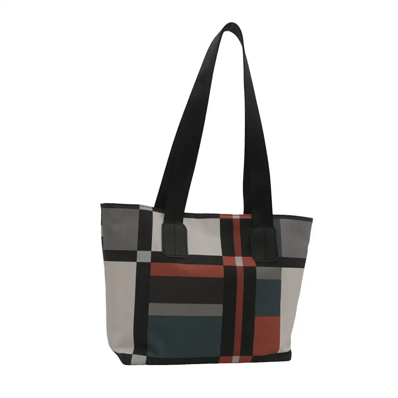 Plaid Casual Bag Large Capacity Women's Shoulder Bag - Image 8