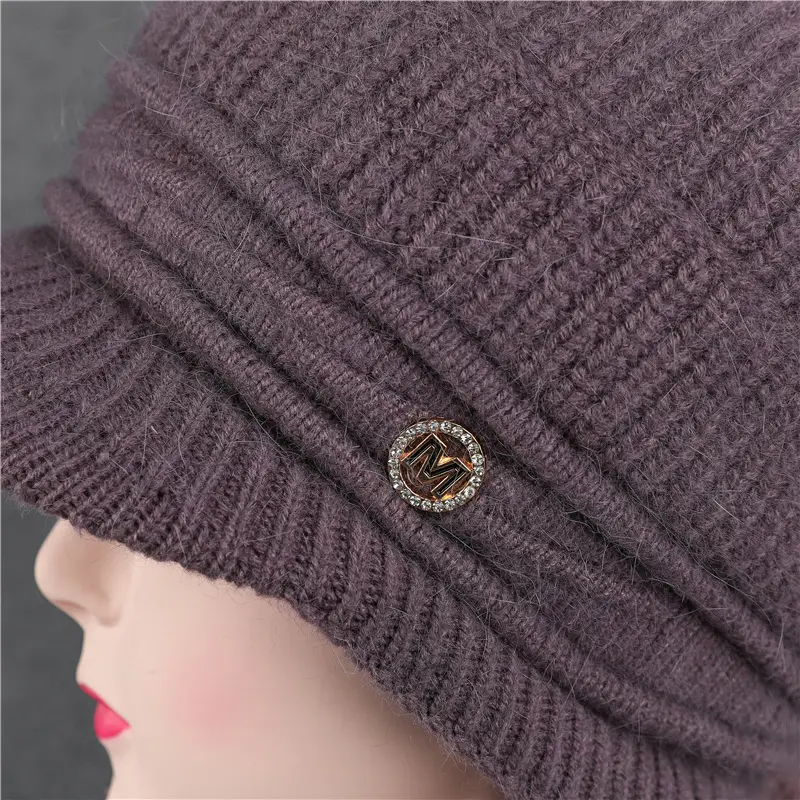Winter Wool Knitted Hat for Women Men Old Age Warm - Image 19