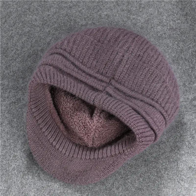 Winter Wool Knitted Hat for Women Men Old Age Warm - Image 21