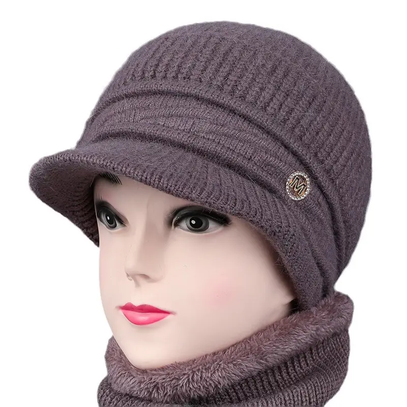 Winter Wool Knitted Hat for Women Men Old Age Warm - Image 22
