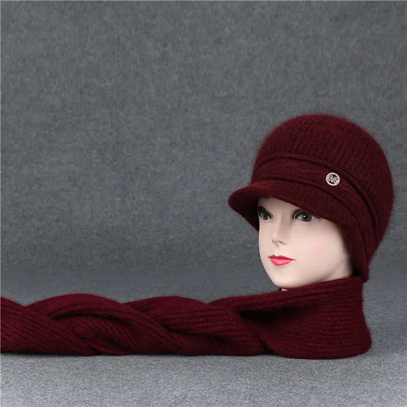 Winter Wool Knitted Hat for Women Men Old Age Warm — feature 16
