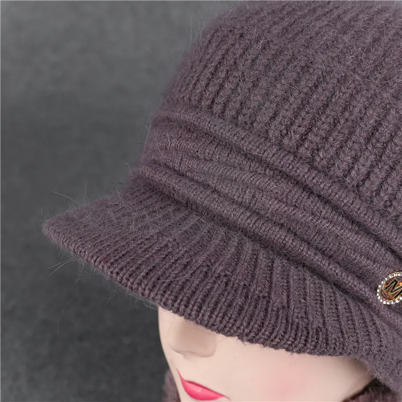 Winter Wool Knitted Hat for Women Men Old Age Warm — feature 4