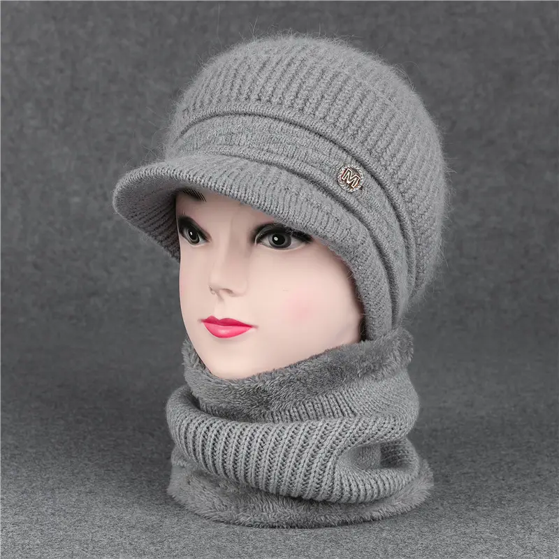 Winter Wool Knitted Hat for Women Men Old Age Warm - Image 12