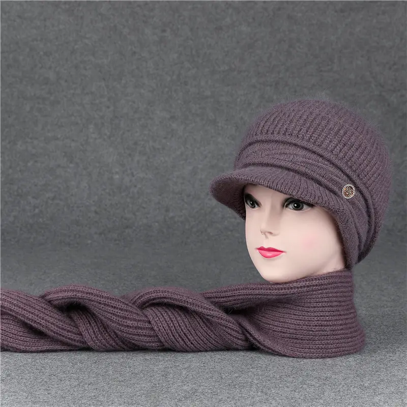 Winter Wool Knitted Hat for Women Men Old Age Warm - Image 13
