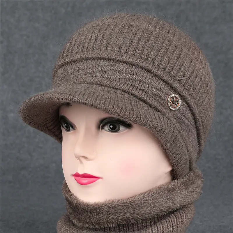 Winter Wool Knitted Hat for Women Men Old Age Warm - Image 2