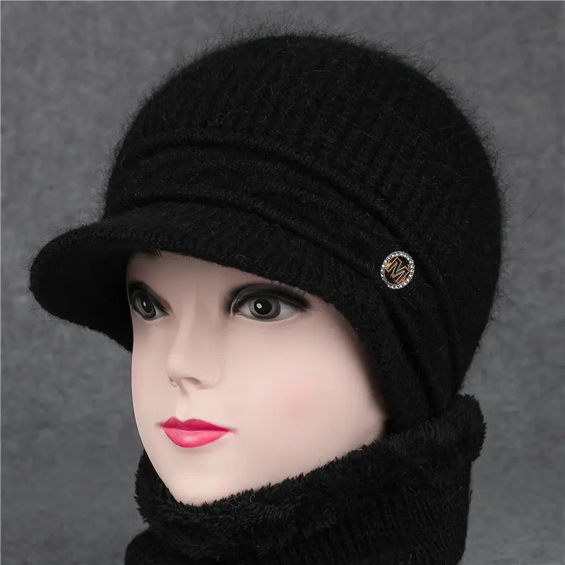 Winter Wool Knitted Hat for Women Men Old Age Warm - Image 3