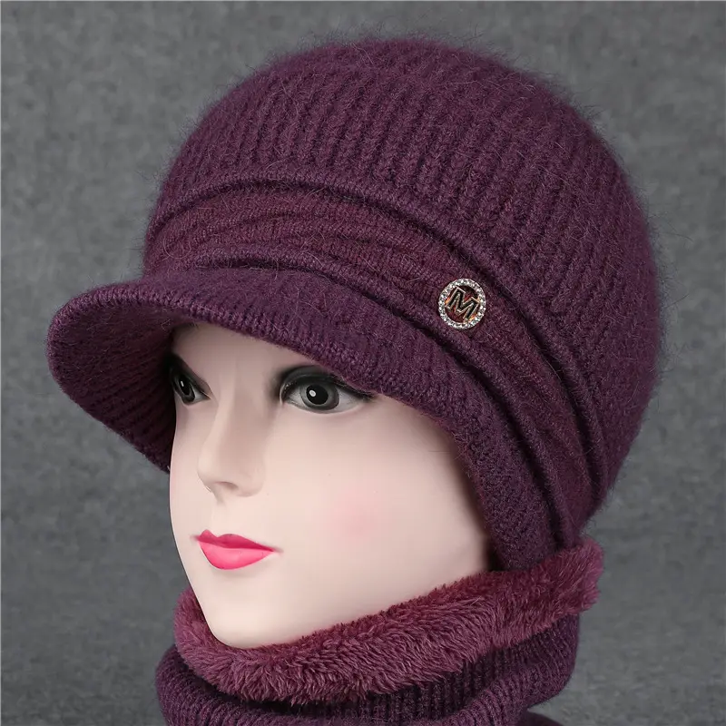 Winter Wool Knitted Hat for Women Men Old Age Warm - Image 4