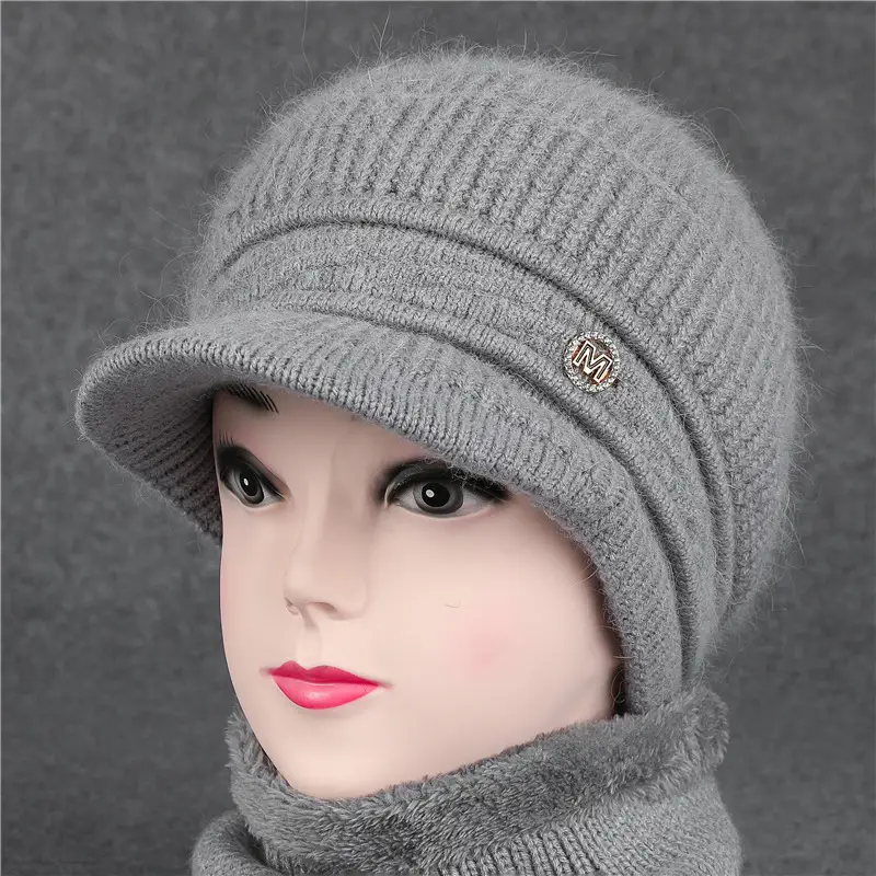 Winter Wool Knitted Hat for Women Men Old Age Warm - Image 6